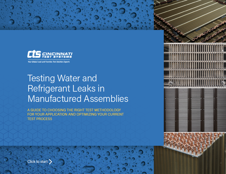 HVAC Guide Testing for Water and Refrigerant Leaks in Assemblies